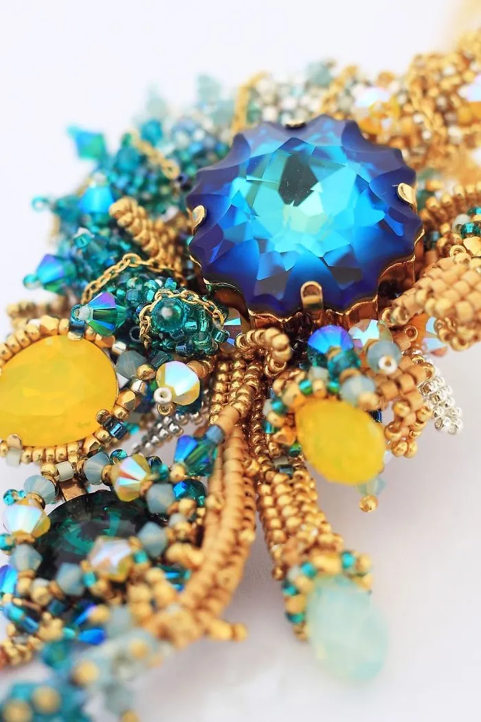 Gorgeous Seed Bead Webs: 25 Amazing Jewelries By Apollinariya Koprivnik