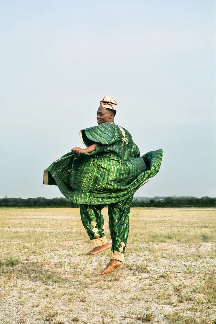 I Photographed Myself In My Grandfather's Attires From The 90's.