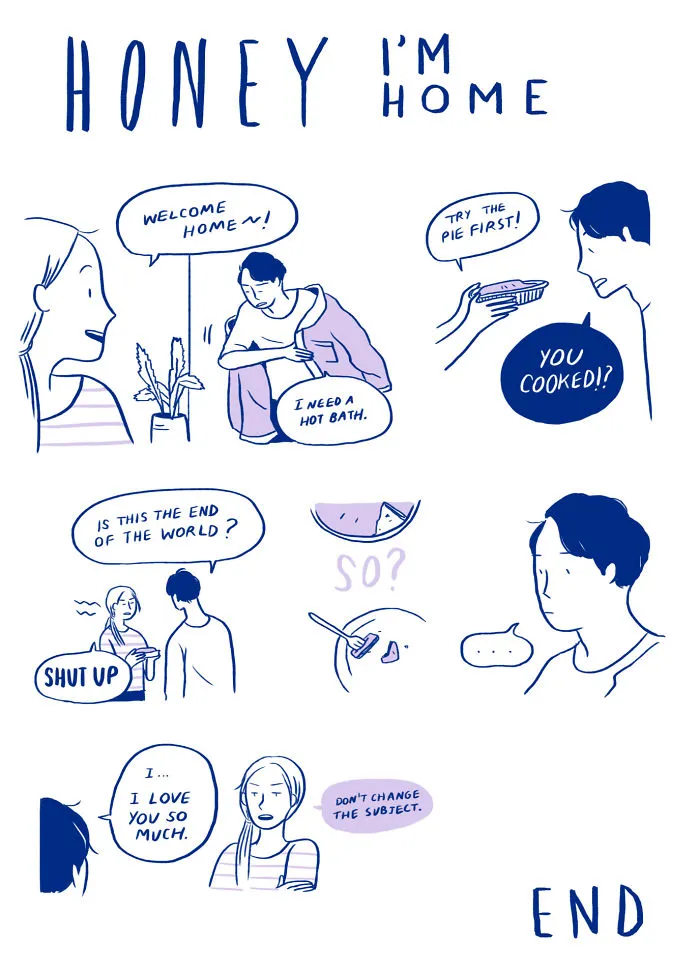The Beauty And Pain Of Relationships In 38 Comics By Thai Artist Tuna Dunn