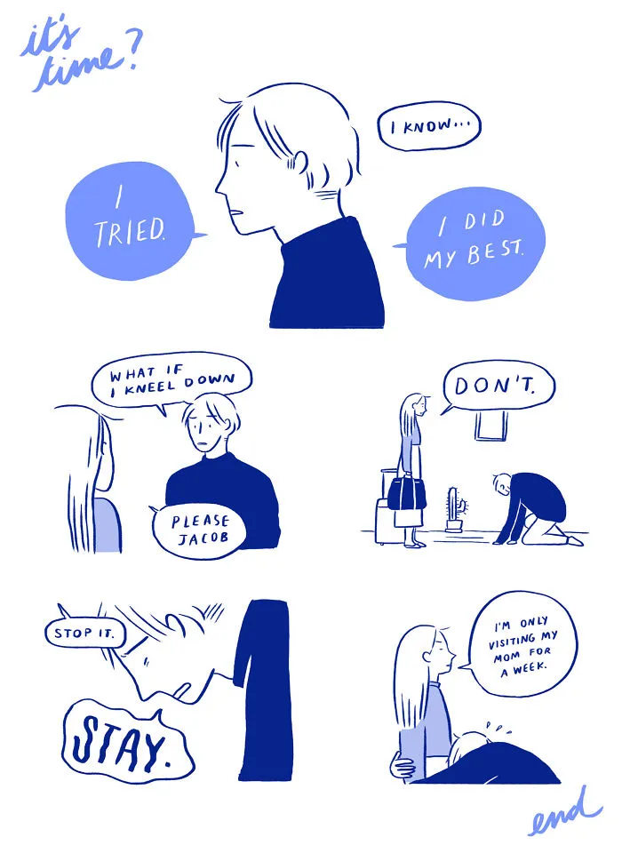 The Beauty And Pain Of Relationships In 38 Comics By Thai Artist Tuna Dunn