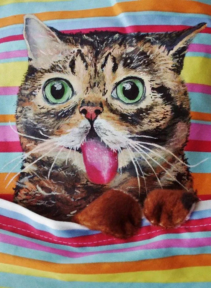 Forever Together: Hand-Painted Shoulder Bags With Animals In A Pocket