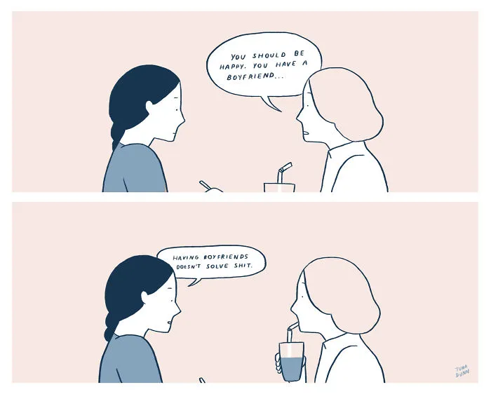 The Beauty And Pain Of Relationships In 38 Comics By Thai Artist Tuna Dunn