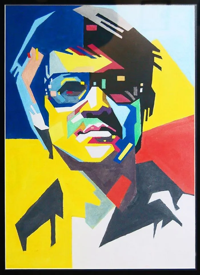 Bruce Lee Art Work By Fine Arts College