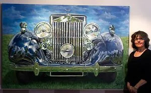 Mom Follows Her Dream To Be A Fine Vehicle Painter