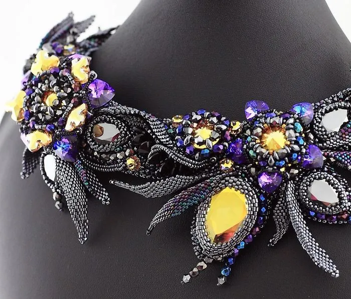 Gorgeous Seed Bead Webs: 25 Amazing Jewelries By Apollinariya Koprivnik