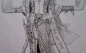 A Sketch Of A Sorceress