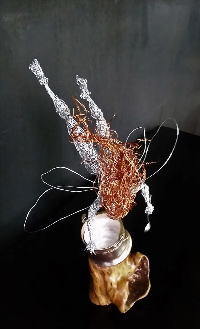 Unique Wire Fairy Sculptures And Some Magic