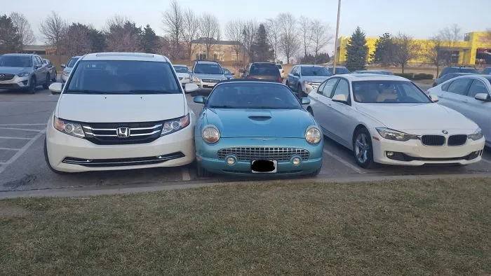 Told Him Someone Hit His Car. Come To Find Out He Just Parked It That Way.