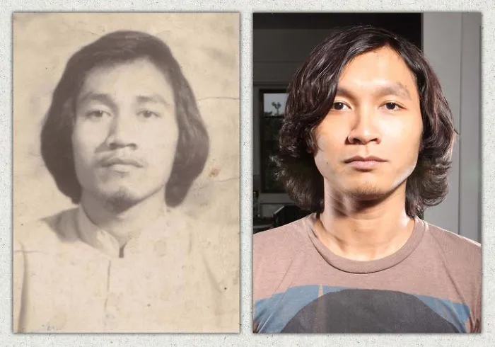 My Father On The Left (1979) & Me On The Right (2009)