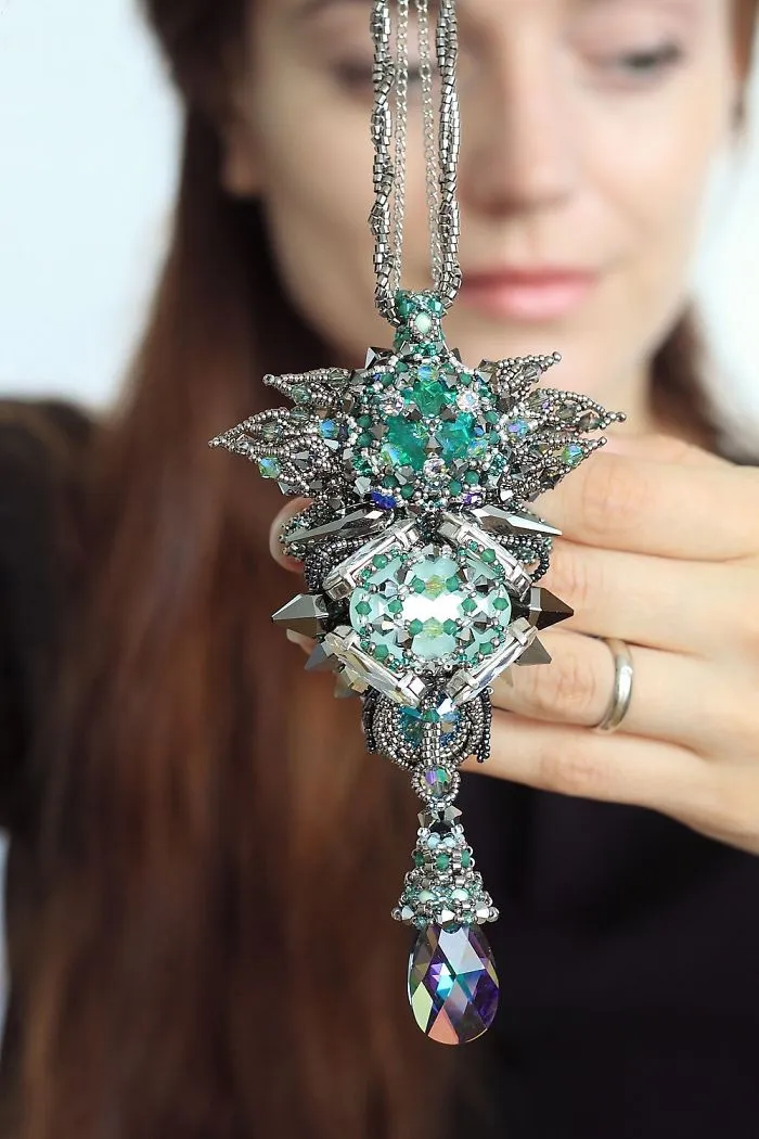 Gorgeous Seed Bead Webs: 25 Amazing Jewelries By Apollinariya Koprivnik
