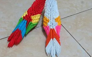 3d Origami Birds