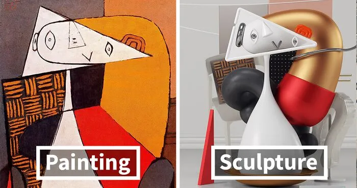 7 Pablo Picasso Paintings Recreated As 3D Sculptures