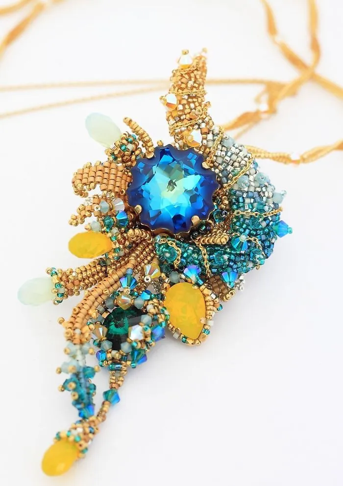 Gorgeous Seed Bead Webs: 25 Amazing Jewelries By Apollinariya Koprivnik