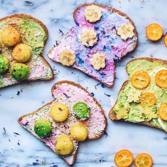 Mermaid Toast