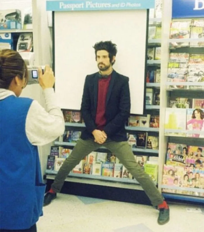 Taking Passport Pictures