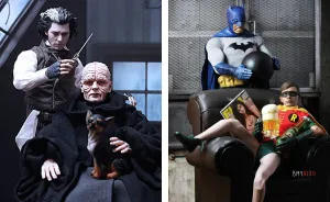 Hero Figures Can Be Found In Amusing Compositions