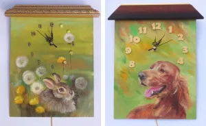 I Put All My Heart Into Painting On Clocks
