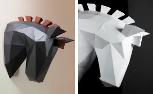 I Built This Trojan Horse 3D Papercraft Sculpture