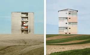I Made Surreal Collages Featuring Home Architecture In Romania