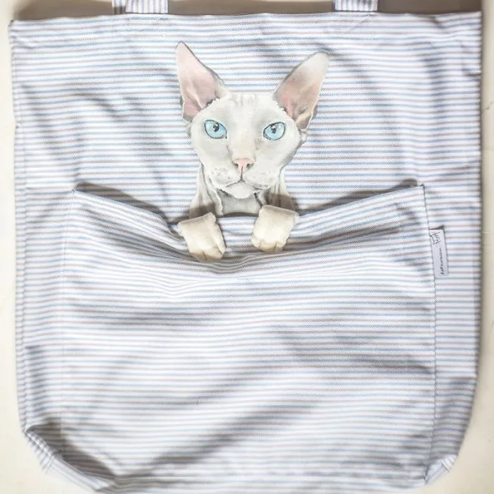 Forever Together: Hand-Painted Shoulder Bags With Animals In A Pocket