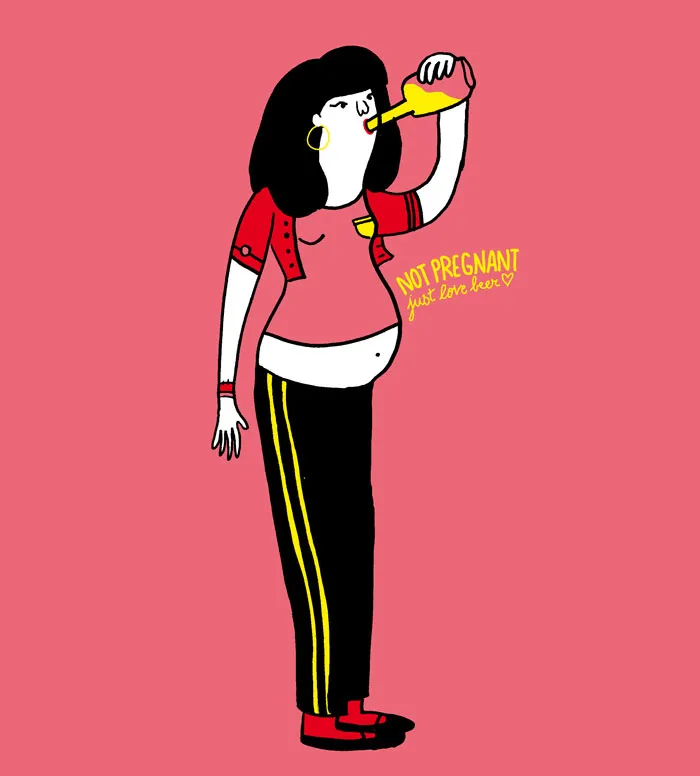 Illustrator Shows The Hidden Side Of Women That Society Doesn't Want To See