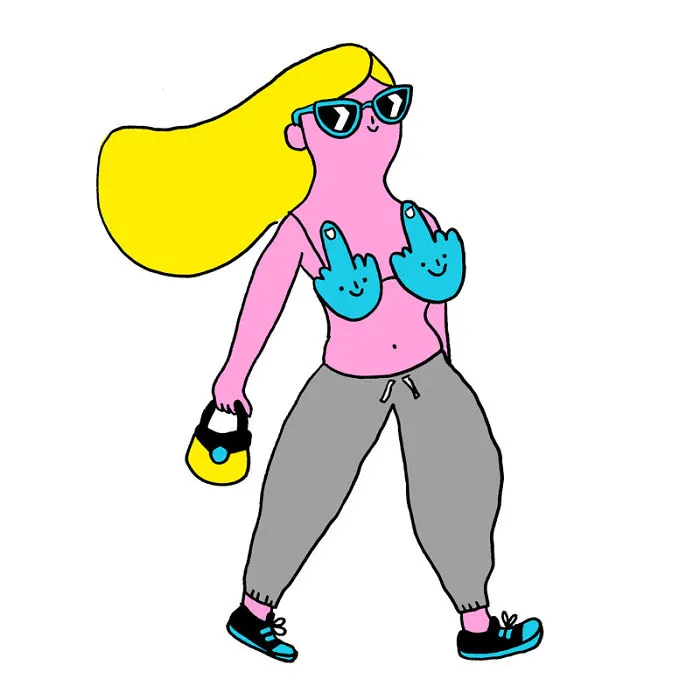 Esta ilustradora muestra el lado oculto de las mujeres que la sociedad no quiere ver