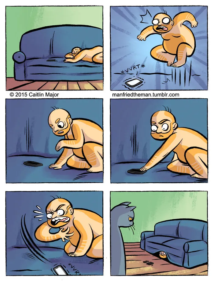 10+ Cómics que muestran lo que pasaría si gatos y humanos se intercambiaran
