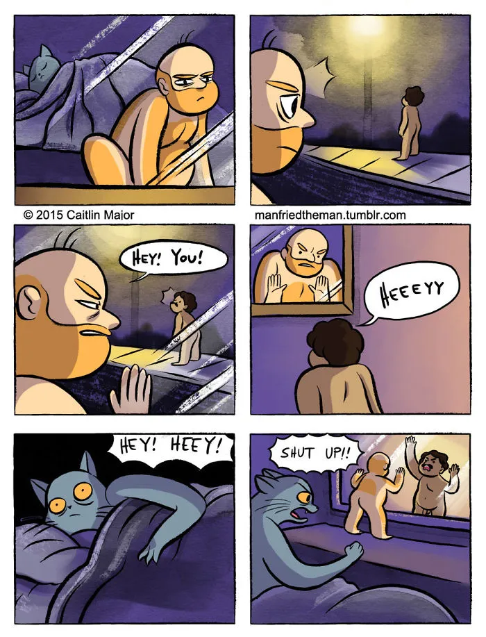 30 Comics Showing What Would Happen If Cats And Humans Switched Roles
