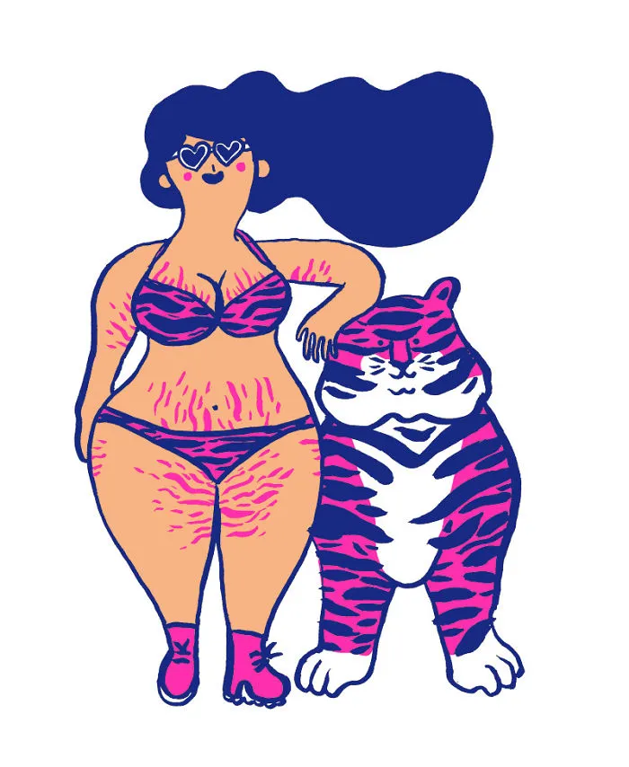 Illustrator Shows The Hidden Side Of Women That Society Doesn't Want To See