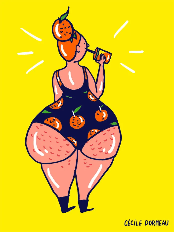 Esta ilustradora muestra el lado oculto de las mujeres que la sociedad no quiere ver