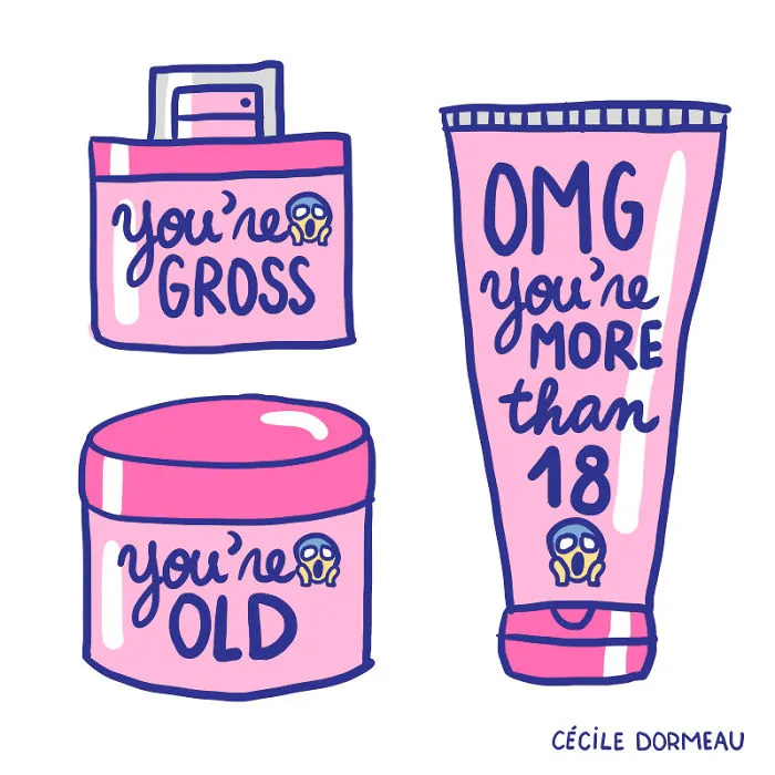 Illustrator Shows The Hidden Side Of Women That Society Doesn't Want To See