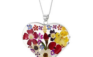We Stock This Amazing Piece Of Handmade Jewellery Made With Real Flowers!!