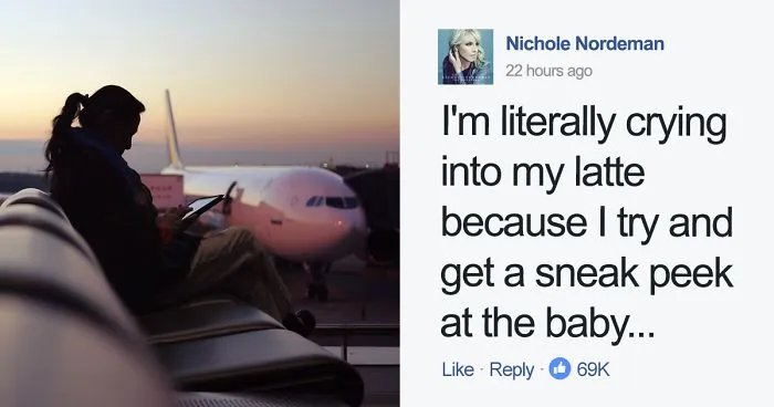 Woman Overhears The Purest Conversation Between Parents And Baby, Gets Shocked To See Who The Baby Is