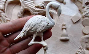Alice In Wonderland Wood Carving