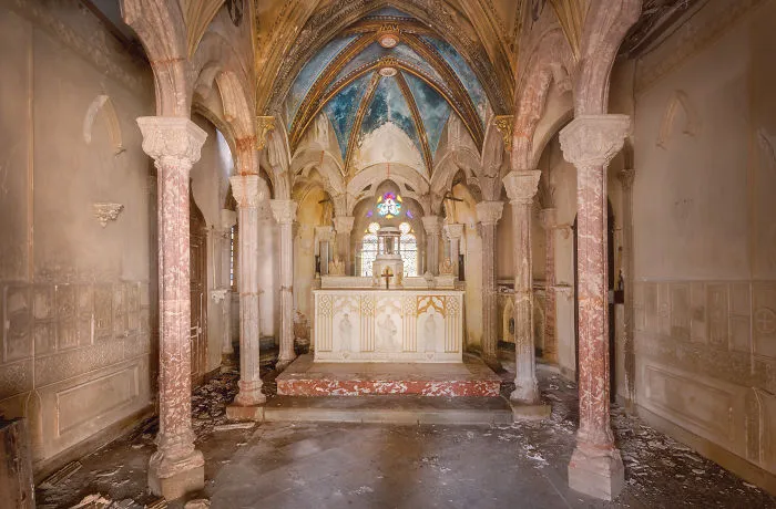 Chapel In France In A Cloister