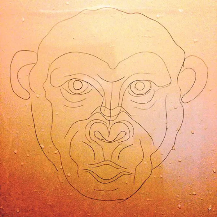 This Girl Accidentaly Created A "Drawing" Using Her Shower Hair, And Now She Can't Stop