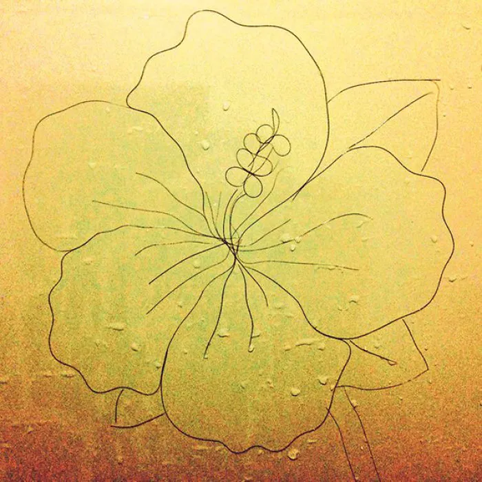 This Girl Accidentaly Created A "Drawing" Using Her Shower Hair, And Now She Can't Stop