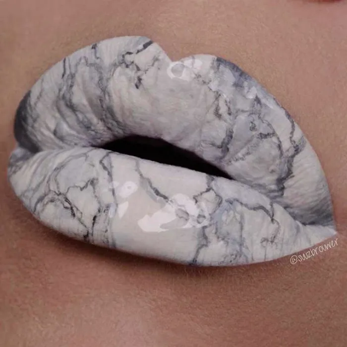 Marble Lips Are The Newest Makeup Trend Going Viral On Instagram