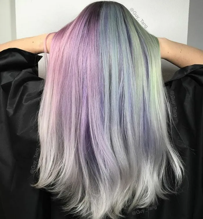 Ha llegado el cabello "holográfico", la más reciente tendencia en peluquería de 2017