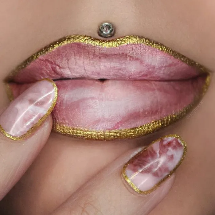 Marble Lips Are The Newest Makeup Trend Going Viral On Instagram