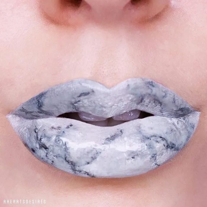 Marble Lips Are The Newest Makeup Trend Going Viral On Instagram