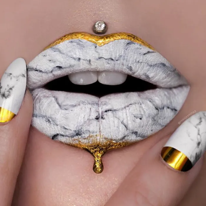 Marble Lips Are The Newest Makeup Trend Going Viral On Instagram