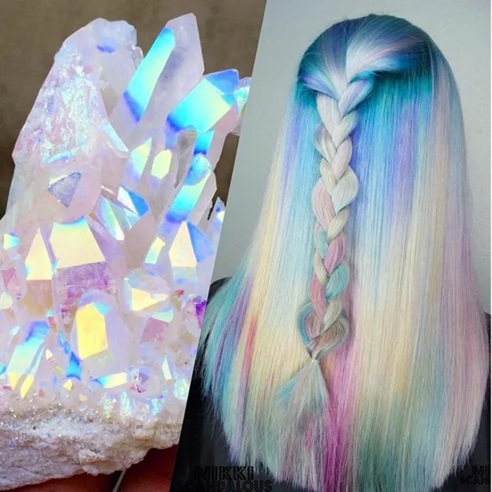 Holographic Hair Is Here And It's The Hottest Hair Trend Of 2017