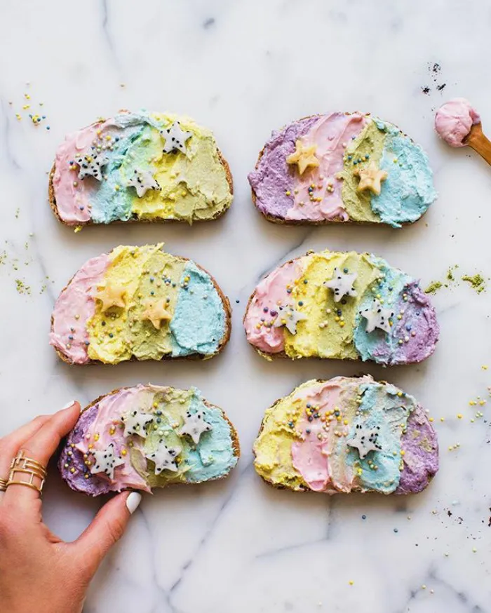Mermaid Toast