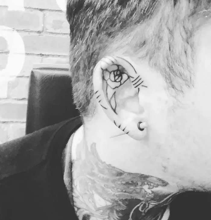 La tendencia de los tatuajes en el hélix está conquistando instagram, y tú también querrás uno cuando lo veas