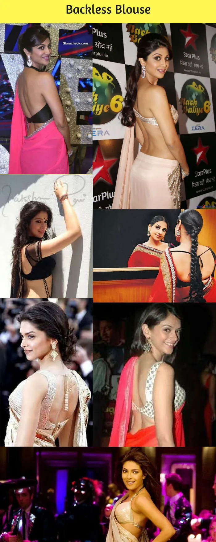 Bollywood Backless Blouse Collection