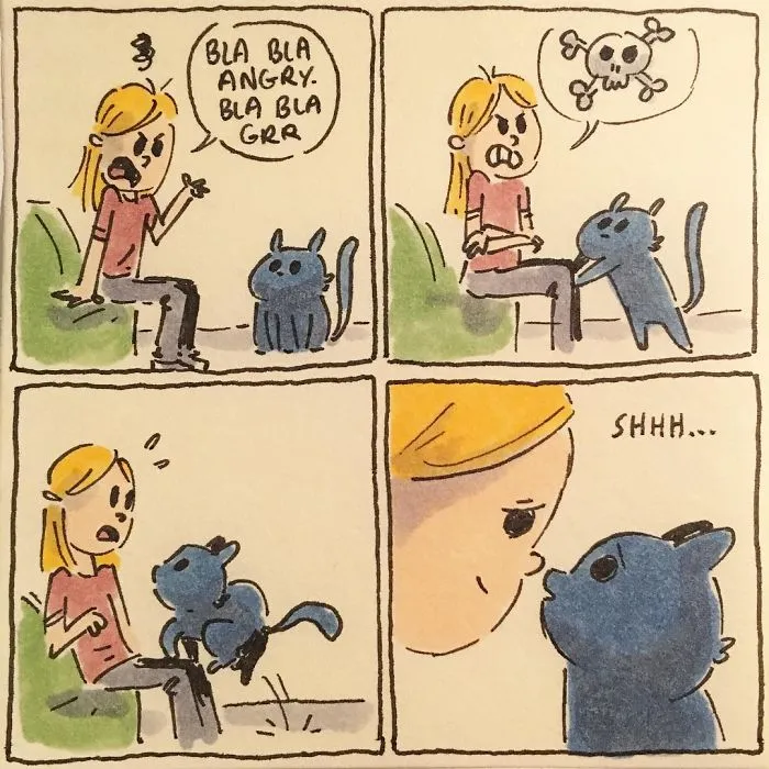 I Capture What It's Like Living With My Cats
