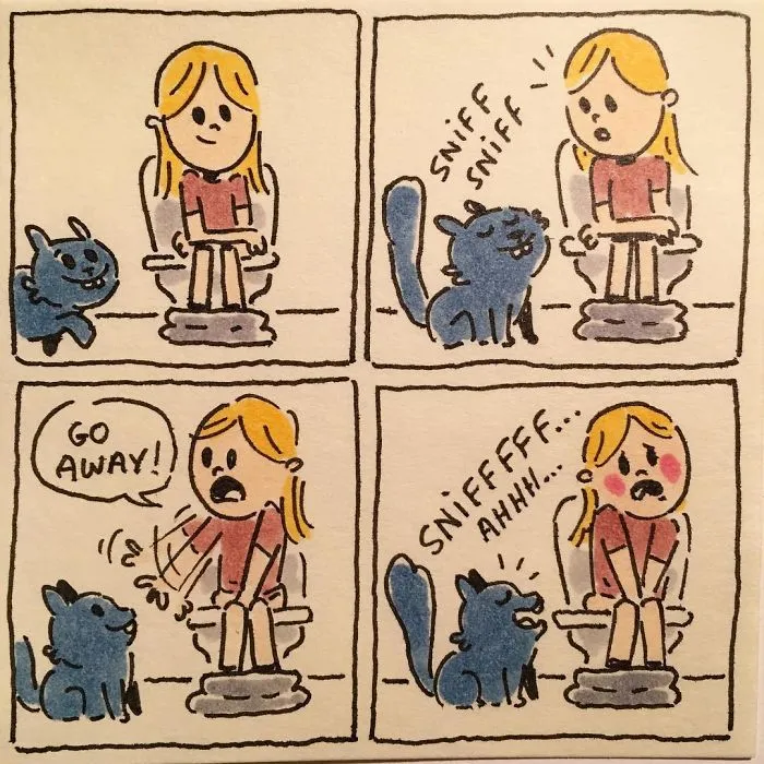 I Capture What It's Like Living With My Cats