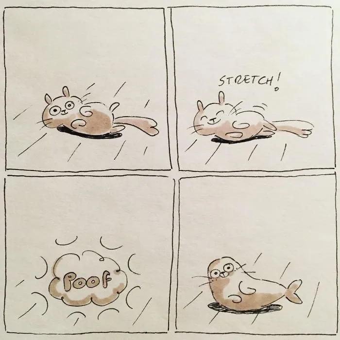 I Capture What It's Like Living With My Cats