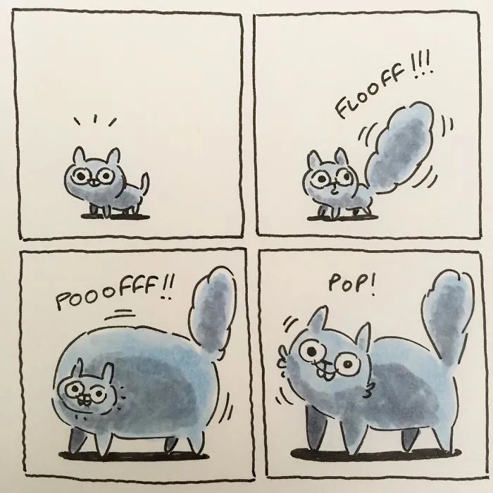 I Capture What It's Like Living With My Cats